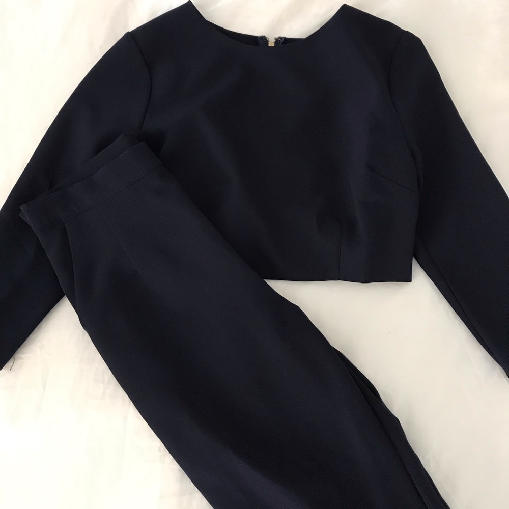 Navy Blue Top and Pant Set!